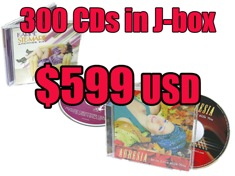 CD Jewel Box Deal 300 for $599